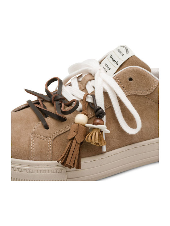 Damen Anatomische Sneakers Camel