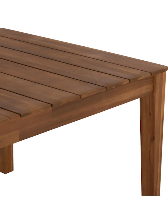 Garten- und Outdoor-Möbelsets Typsatz Speisesaal 7 Stück Natur mit Kissen