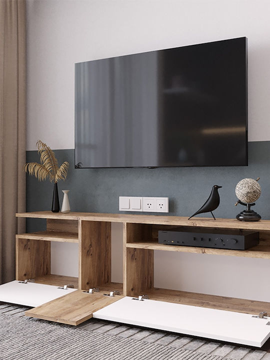 TV Stand Elana White L150xW29.5xH46.3cm
