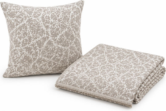 Xionoula Home Three-Seater Sofa Throw Jacquard 180x300cm L Grey