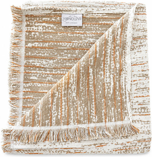 Xionoula Home Τριθέσιου Καναπέ Π180xΜ300cm Orange Xionoula Home Τριθέσιου Καναπέ Π180xΜ300cm Orange