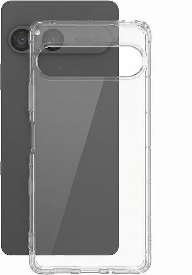 Avizar Shockproof Silicone Case Sony Xperia 10 Vii Reinforced Corners Transparent