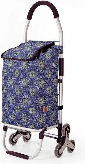 Stoff Einkaufswagen Klappbar 33x55x24cm