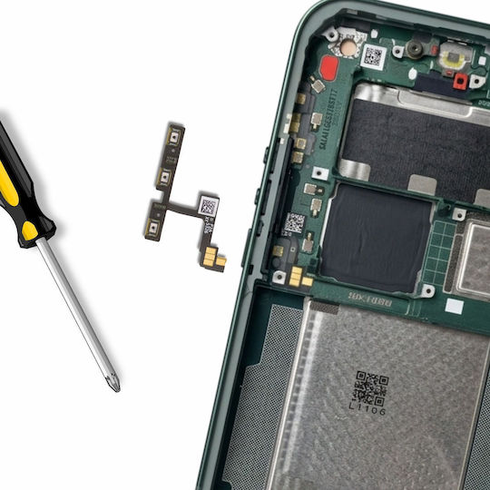 Clappio Кабел За Гъвкав Бутон За Захранване И Клавиш За Сила На Звука Xiaomi 17 Ultra Черен