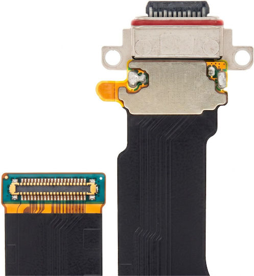 Clappio Usb-c Конектор За Зареждане Кабел Гъвкав Samsung Galaxy Note 20 Ultra Черен