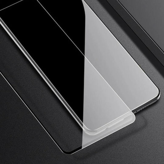 Lemontti 3D Gebogenes Gehärtetes Glas Displayschutzfolie Honor Magic 7 Lite Schwarz