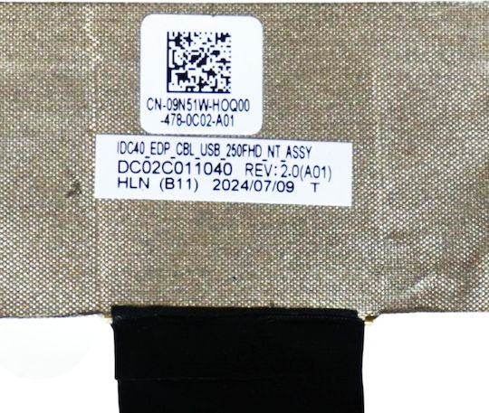 Screen Flex Cable for Laptop Dell Latitude 7440 E74401-Flex2537