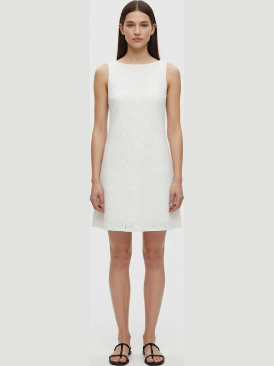 Sommer Mini Damenkleid Weiß