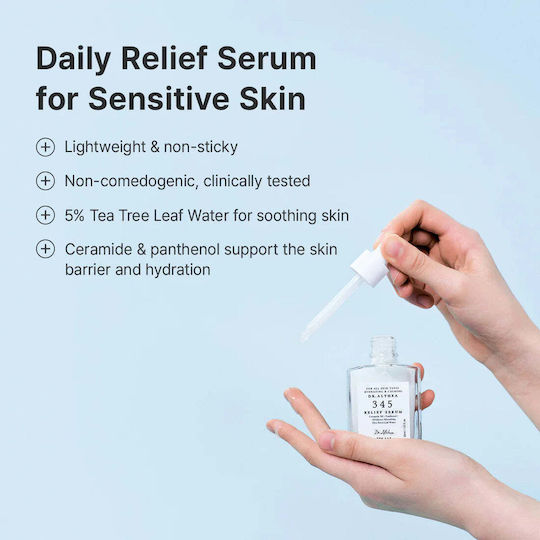 Dr. Althea 345 Relief Serum Soothing & Moisturizing Face Serum with Centella Asiatica & Niacinamide for Detoxifying & Revitalization 30ml