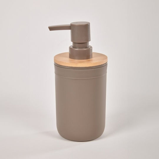 Iciclio Bathroom Accessory Set Plastic Brown 3 Pieces