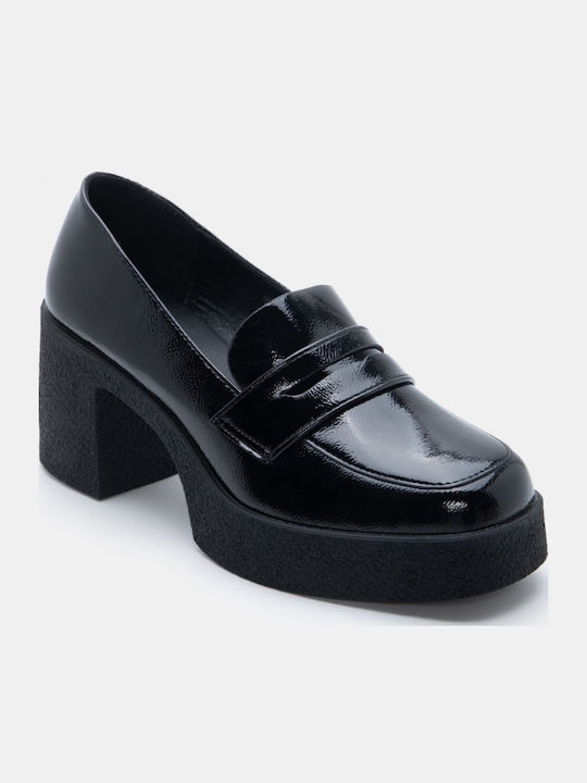 Pointed Toe Heels with Low Black Heel