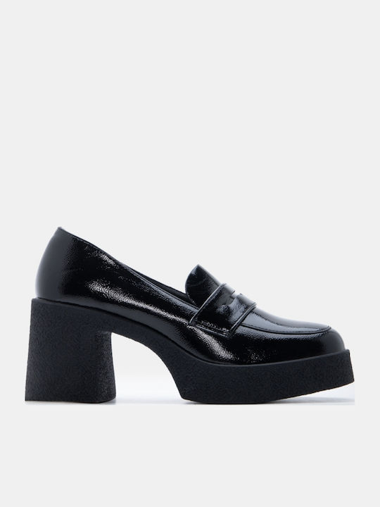 Pointed Toe Heels with Low Black Heel