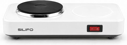 Silifo SF6622 Silifo Kochplatte Emaille Einzeln Weiß