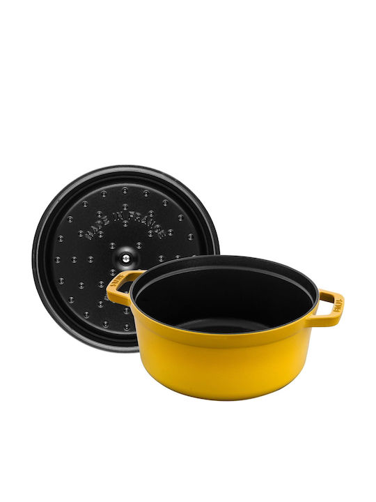 Staub Shallow Cast Iron Pot 6.7lt