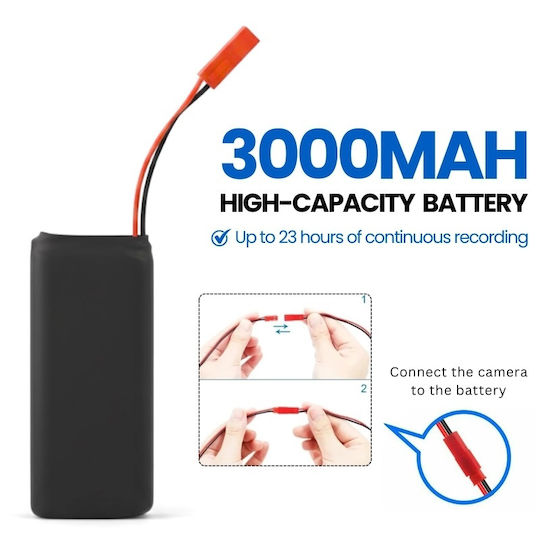 Unitate Cameră Ascunsă Telecomandă Iuni Ip95 Full Hd 32gb Baterie 3000mah