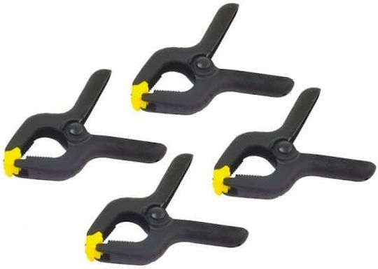 90 Mm Spring Clamps Swivel Jaws Set 4 Pieces Rolson