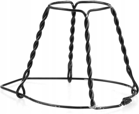 10x Wire Basket Without Plate Silver Black