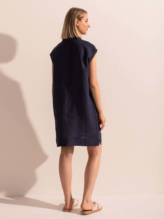 Damenkleid Marineblau