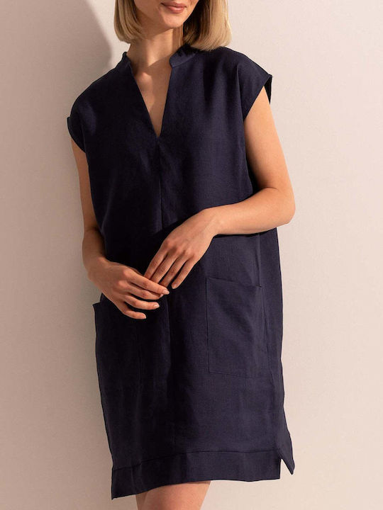 Damenkleid Marineblau