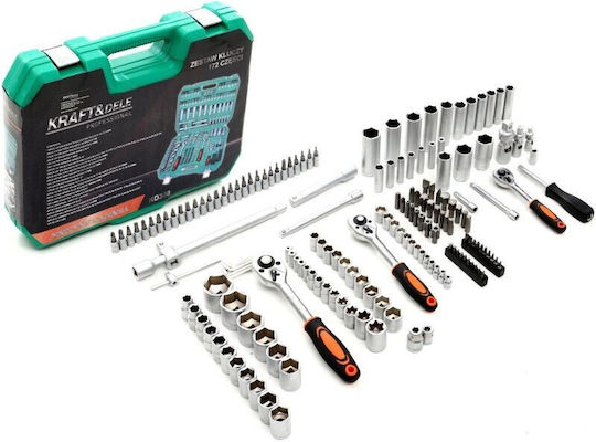 Set chei tubulare 172 buc Kd308 Kraft&dele
