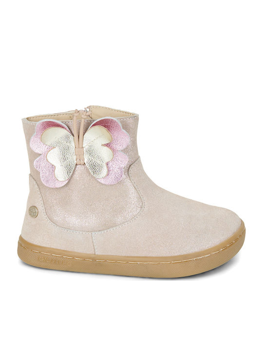 Leder Kinderstiefel Rosa