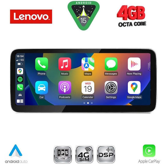 Lenovo Car Audio System for Audi A6 2016-2018 (Bluetooth/USB/AUX/WiFi/GPS/Apple CarPlay/Android Auto) with 10.33" Touch Screen