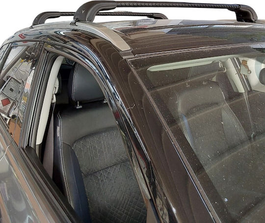 Nordrive Autodachträger aus Aluminium für Suzuki Vitara Citroen CX 5D 2015 mit Dachträgerfüßen und Schloss Schwarz