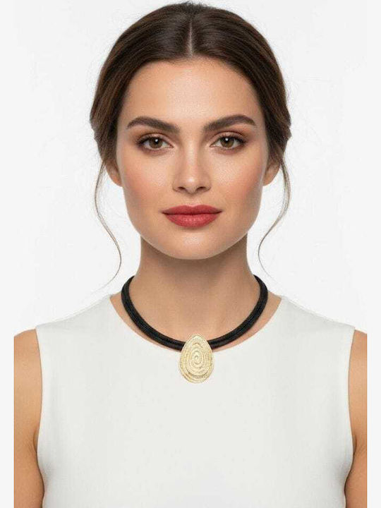 Liva Fashion Halskette Schwarz