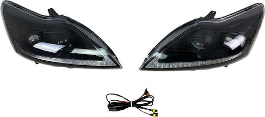 Фарове За Автомобил Ford Focus 2009-2011 LED Дневни Светлини Комплект 2 Бройки