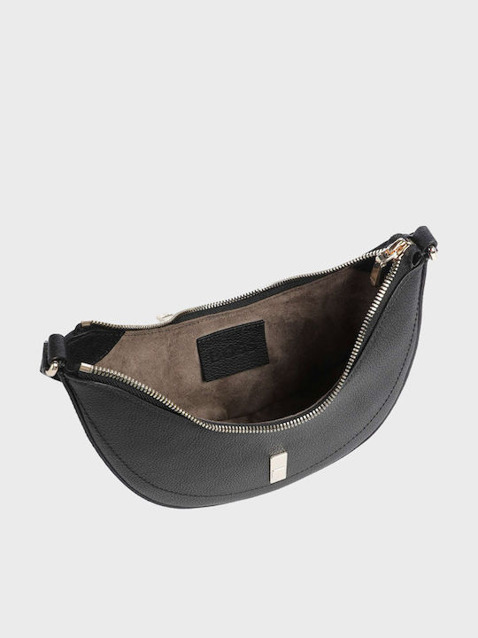 Reah Leather Women's Crossbody Bag Black