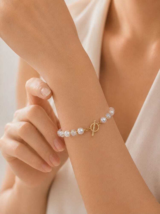 Liva Fashion Women's Bracelet with Pearls 16cm