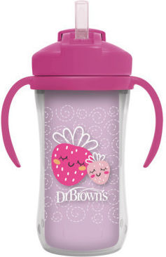 Dr. Brown's Children's Plastic Fuchsia Cup 300ml for 12m+