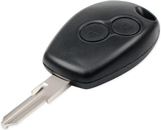 Carcasă Telecomandă Auto 2 Butoane Cu Lamă Inclusă Compatibil Renault Trafic Clio Modus Maestru Vivaro Movano Twingo