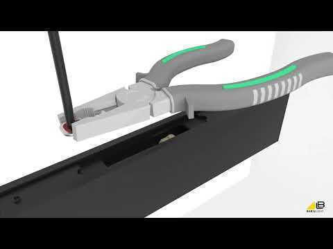 Baris Light Beleuchtungszubehör Scheinwerfer Aluminium Farbe Sandy Weiß 1 Stück