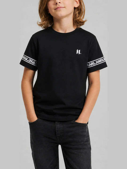 Kinderoberteile T-Shirt Schwarz