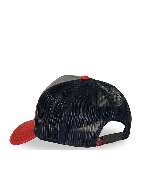 Patches Orange Grey Trucker Cap Von Dutch