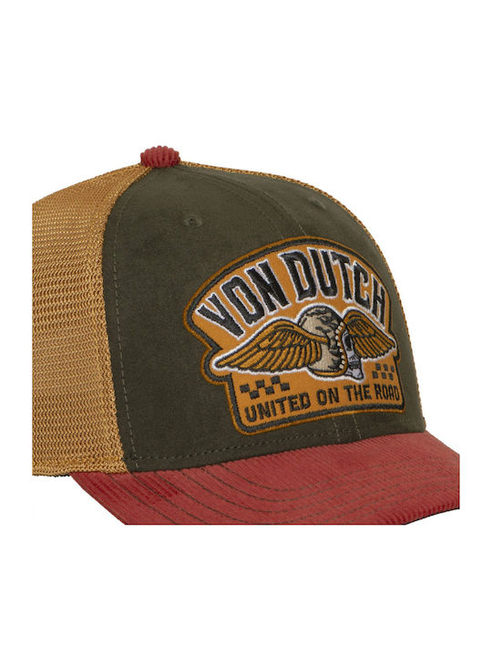Von Dutch Unisex Șapcă Trucker Portocaliu Ulei Vd 1 Cs Sem 19-Olive Orange