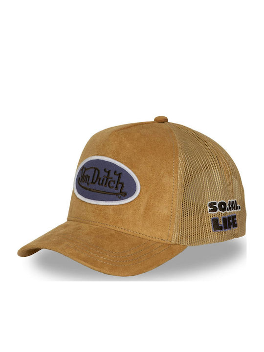 Von Dutch Unisex Καπελο Trucker Κιτρινο Vd 1 Ct Fur 17-yellow