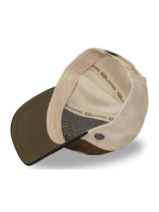 Von Dutch Unisex Șapcă Trucker Cafeniu Bej Vd 1 Ct Shield 05-brown Beige