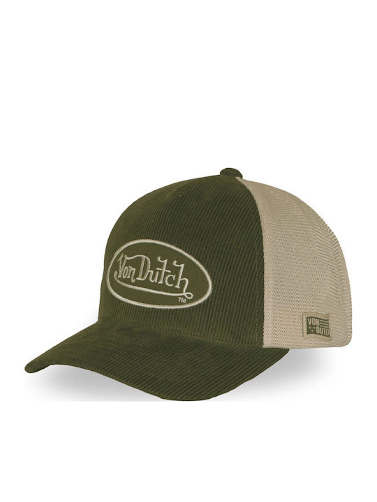 Von Dutch Unisex Καπελο Trucker Λαδι Vd 1 Cb Lof B47-olive