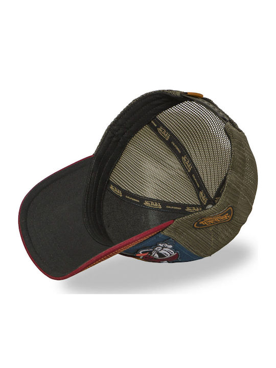 Von Dutch Unisex Pălărie Trucker Albastru Bordeaux Vd 1 Ct Patches 20-blue Bordeaux