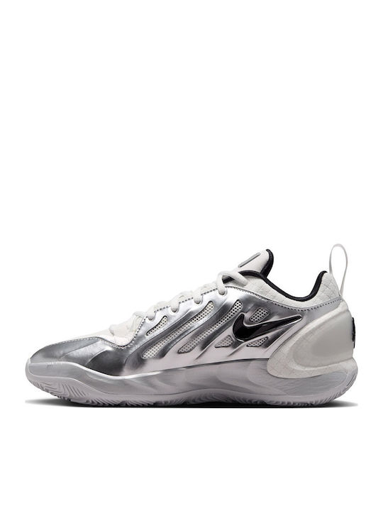 A'Two Mirrored Niedrige Basketballschuhe Summit Weiß / Metallic Silber / Schwarz