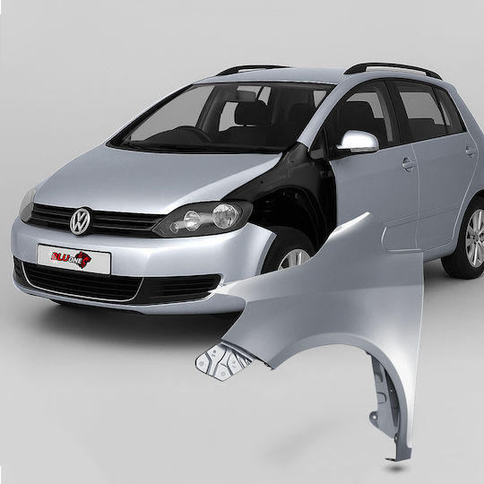 VW Golf V Plus 5 + La7w Предно Крило Ляво Сребристо 05-09