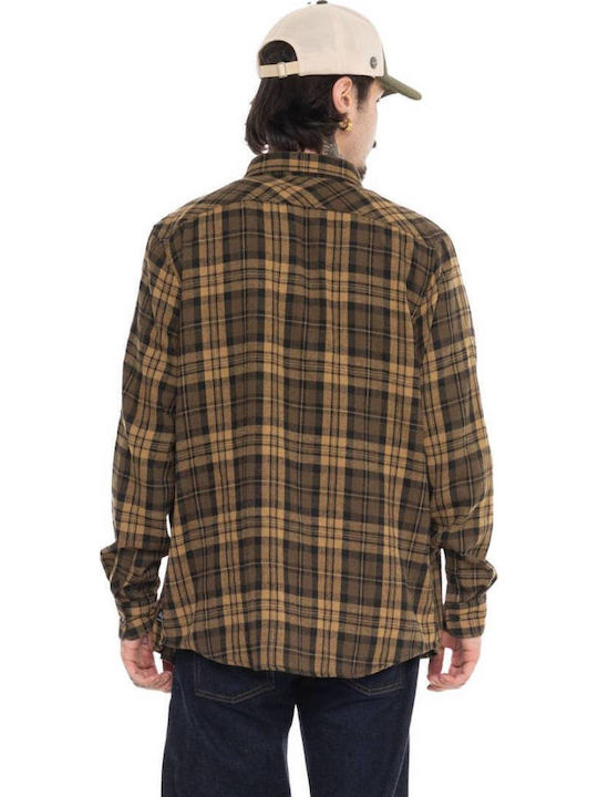 Von Dutch Cămașă Flanelă Maro