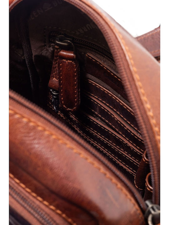 Geantă bărbătească din piele de umăr / tip crossbody Bej