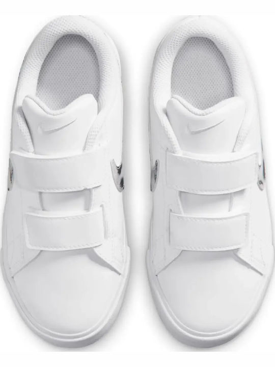 Essential Kids Sports Shoes Tennis Slip-On White