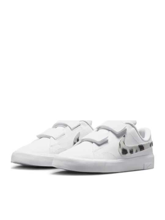 Essential Kids Sports Shoes Tennis Slip-On White