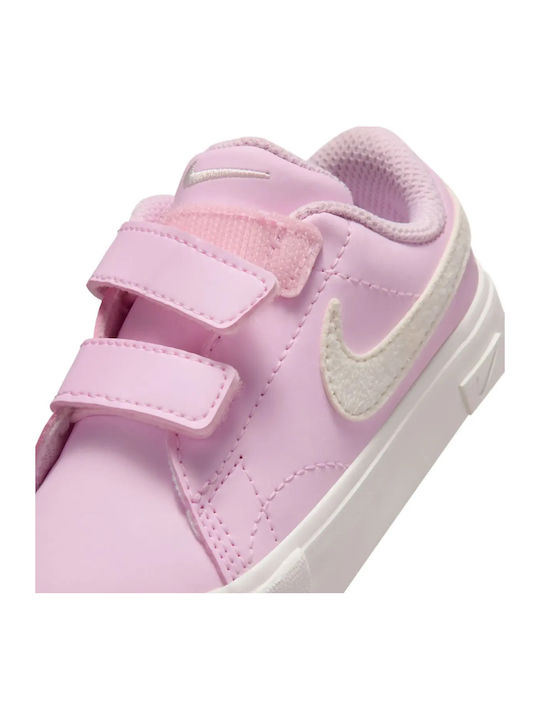 Essential Kids Sports Shoes Tennis with Hook & Loop Closure Pink