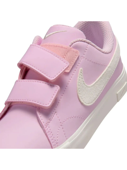 Essential Kids Sports Shoes Tennis with Hook & Loop Closure Pink