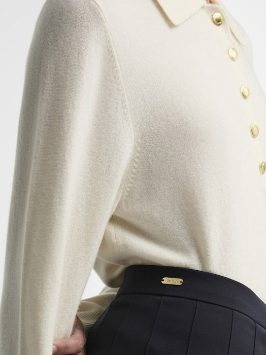 Leather Midi Envelope Skirt Dark Blue